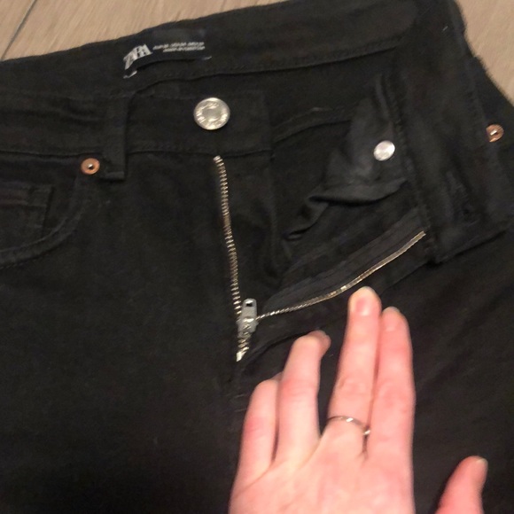 Black flared jeans Zara - Picture 5 of 7